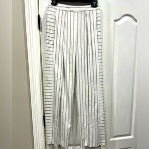 Antonio Melani white and black pin stripe pant